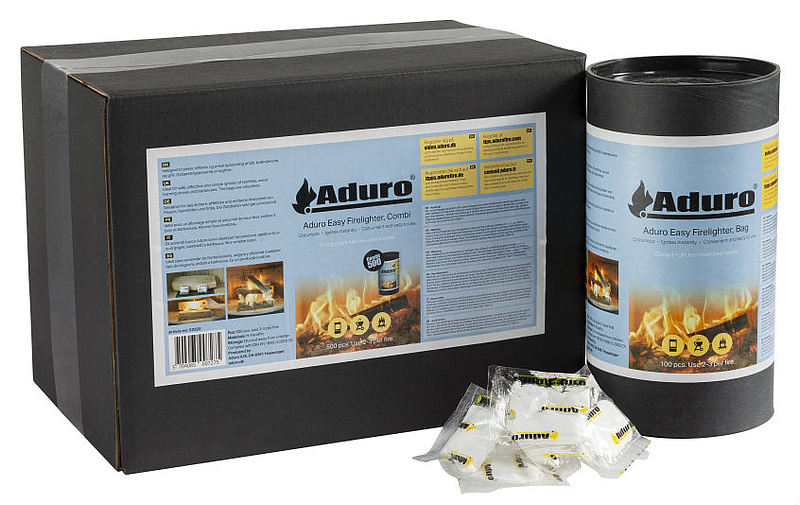 Allume feu Aduro - Tube de 100 sachets